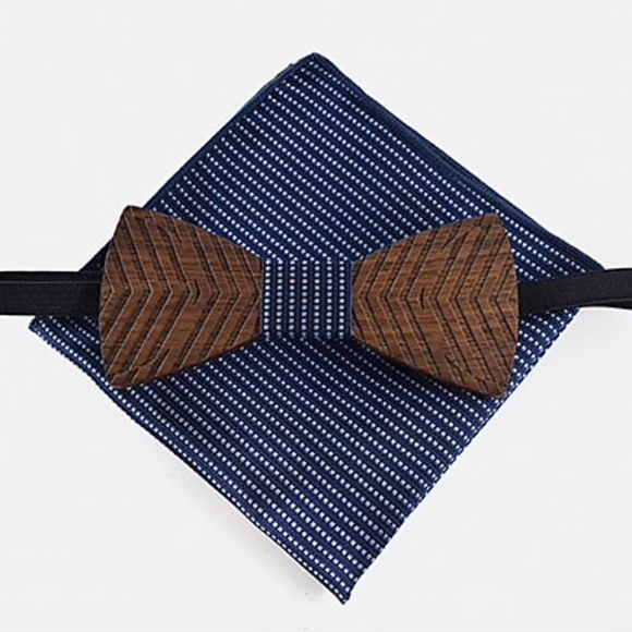 Men’s Wooden Bow Tie - Picture 6 of 8